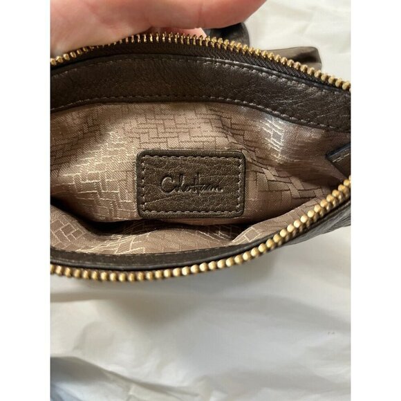 COLE HAAN Soft  LEATHER Crossbody Bag bronze - Picture 5 of 15